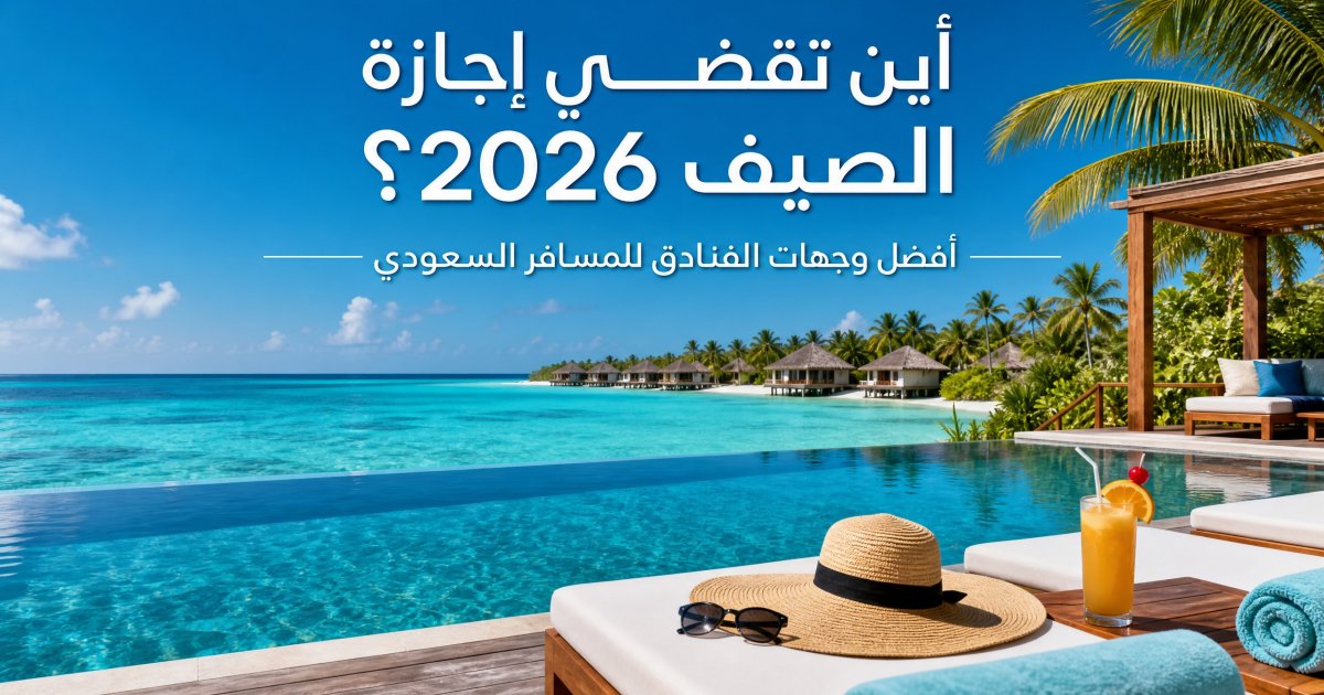 إجازة الصيف 2026: أفضل الوجهات والفنادق للسعوديين