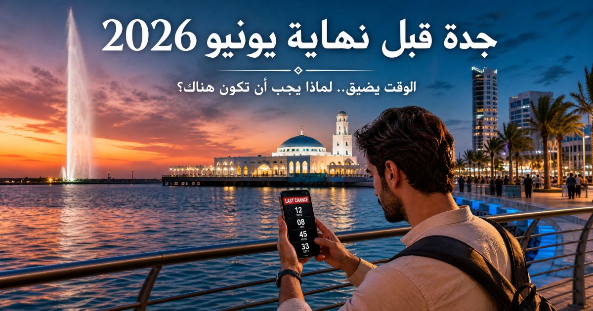 لماذا يجب أن تكون في جدة قبل نهاية يونيو 2026؟