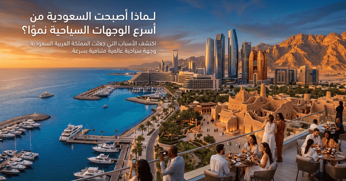 لماذا أصبحت السعودية من أسرع الوجهات السياحية نموًا؟